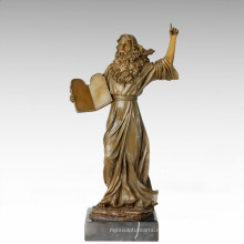 Классическая фигура Статуя физик Галилей Бронзовая скульптура TPE-366
